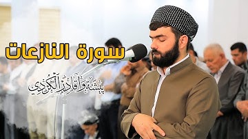 تلاوة  هادئة من سورة النازعات للقارئ بيشةوا قادر الكردى #رمضان_2019