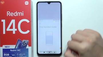 Redmi 14C: How to Turn On/Off One Handed Mode