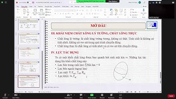 thủy lực đại cương