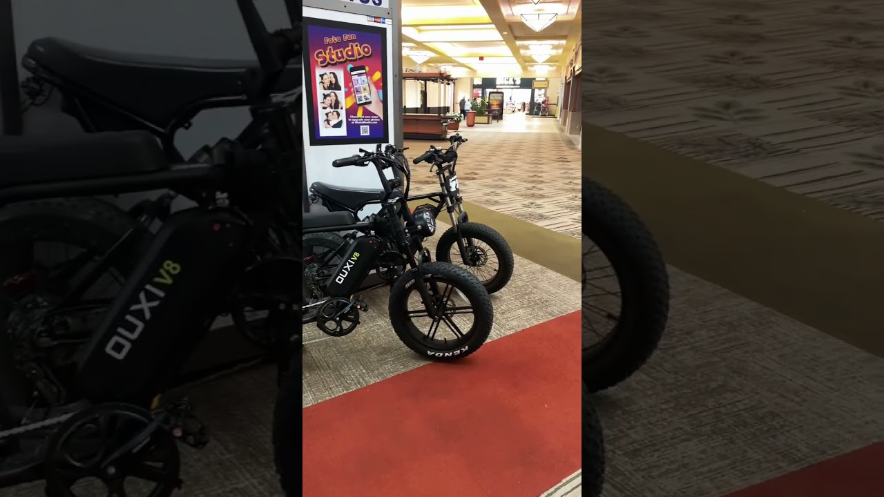 Bikes in the mall 