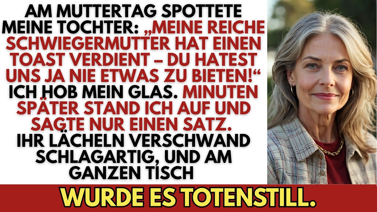 Ich saß am Muttertag am Ende eines Tisches in einem Restaurant in den Hügeln über Wiesbaden, zwischen einem Hochstuhl und meiner Enkelin, die Erbsen in die Tischdecke drückte, während meine...