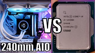 Can a 240mm AIO cool a Core i914900K?