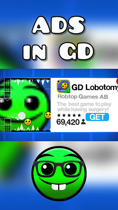 Ads in GD be like 😂 #geometrydash #gdupdate #gd #deluxe12 #gaming #gameplay