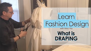 Learn FASHION DESIGN Online. Draping: What Is Draping In Fashion Design.
