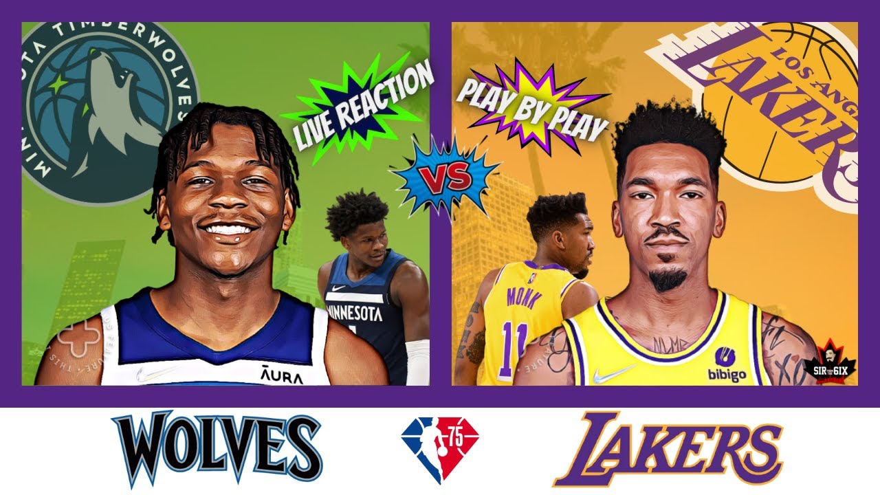 Minnesota Timberwolves Vs Los Angeles Lakers | Live NBA Reactions And ...