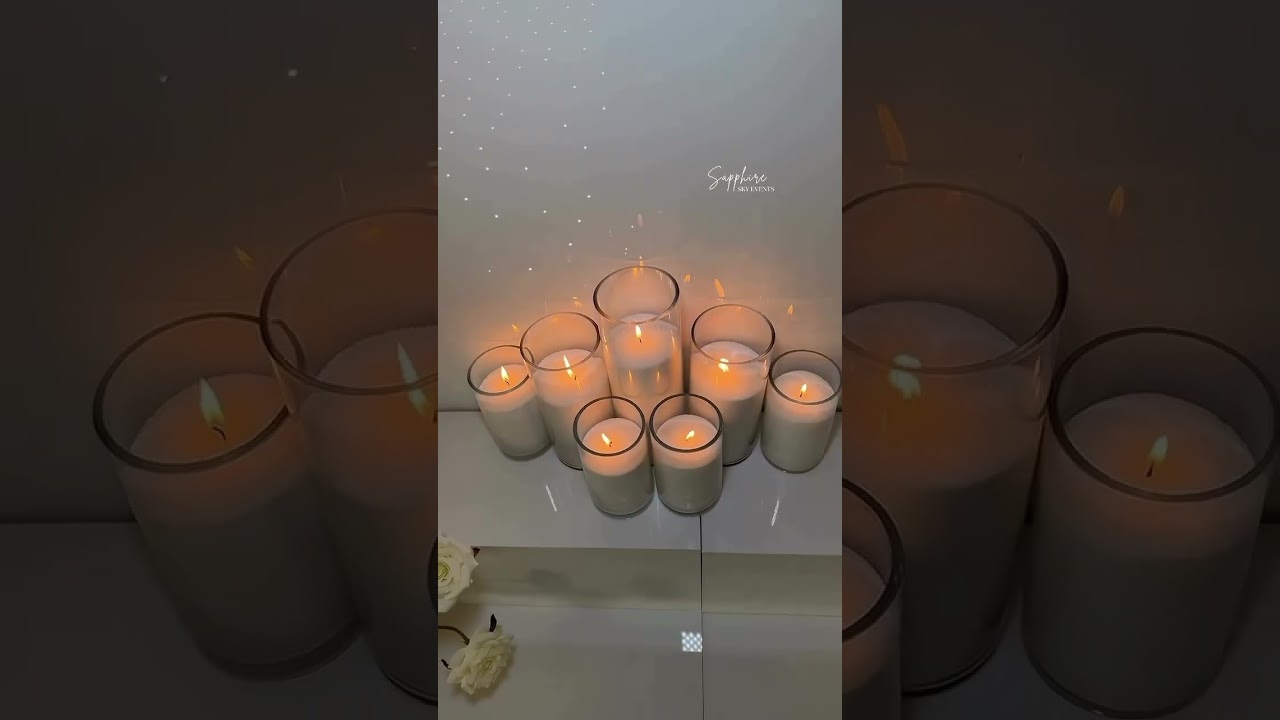 White Floral & Candle Wedding Decor | Elegant Reception Setup Atlanta | Sapphire Sky Events