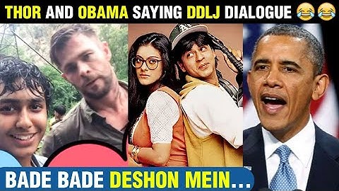 Chris Hemsworth aka THOR RECREATES Shah Rukh Khan