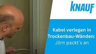 Kabel Verlegen In Trockenbau-Wänden Jörn Packts An