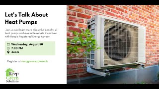 Let's Talk About Heat Pumps