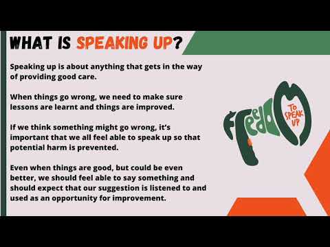 Freedom To Speak Up Month