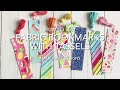 How to Sew: A Fabric Bookmark with tassel