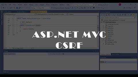 21- Güvenlik CSRF - ASP.NET MVC MySQL Eğitimi