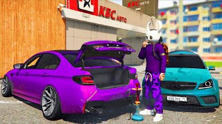 ПУТЬ БОМЖА В GTA 5 МОЙ ДОМ #17 - ПОДАРИЛ ГАРВИНУ MERCEDES C63! КУРИМ КАЛЬЯН - GTA 5 RP Россия 🌊ВОТЕР