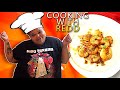 COOKING SHRIMP & GRITS