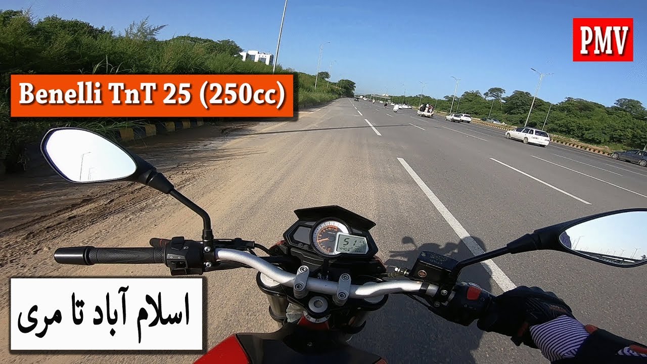 BENELLI TNT 25 RIDE TO MURREE HILLS FROM ISLAMABAD  | Motorbike 250cc on Mountains in Pakistan