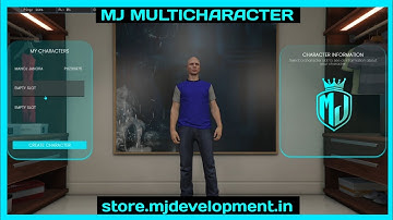 MJ MULTICHARACTER SCRIPT *FREE* | FiveM Roleplay Scripts | FiveM Tutorial 2023 | MJ DEVELOPMENT