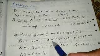 Continuity Equation Problem 2