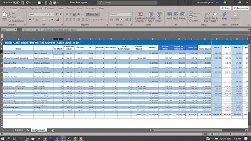 Fixed Asset Register- depreciation computation made easy