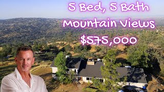 5 Bed 5 Bath Mountain Home with Million $$$ View 41082 Lilley Mountain #ylp #mountains #coarsegold
