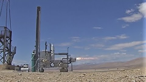 UCI Rocket Project LOX LNG biprop rocket motor test