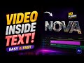 Put Video Inside Text in Premiere | Nova Design 