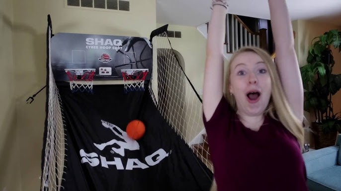 SHAQ Double Hoop Shot Basketball Arcade Conventional + Online App Game  Sportcraft Deluxe Premium 