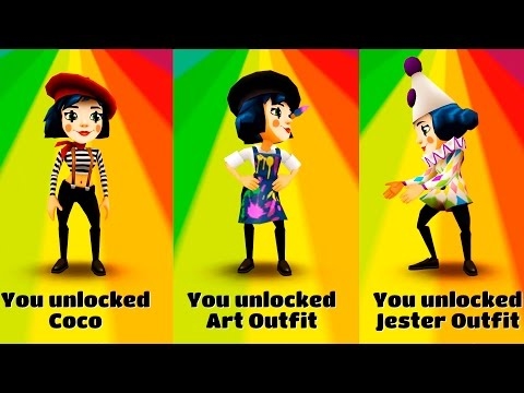 Subway Surfers COCO vs ART vs JESTER | Character Outfits Full HD ...