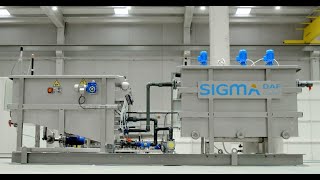 Compact dissolved air flotation system with physico-chemical pre-treatment unit | SIGMADAF