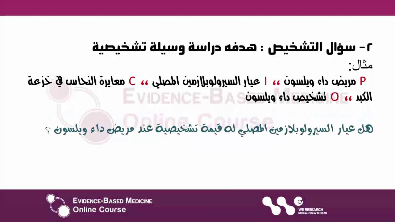 كيفية صياغة السؤال البحثي (PICO) - د.خالد علي