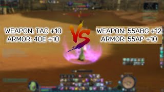 Aion 2.7 Arena of Discipline Sorcerer(ungeared) vs Sorcerer(geared) PVP