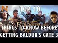 Top 10 Things to Know Before Getting Baldur's Gate 3 | Nerd Immersion
