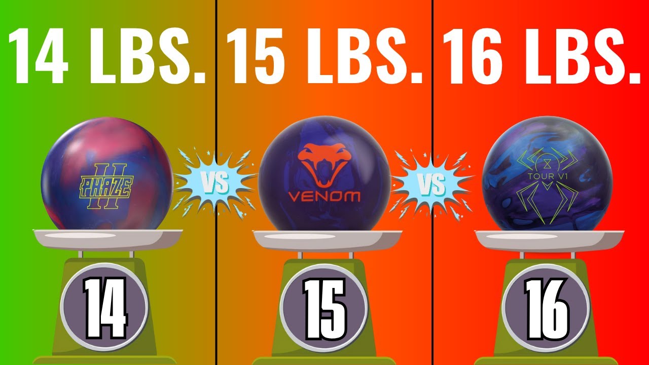 Шары для боулинга весом 14, 15 и 16 фунтов: в чем РЕАЛЬНАЯ разница?