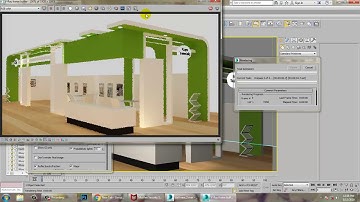Tutorial on Modeling, texturing and Lighting a 3d stall in 3dsmax using Vray ( Part 7)