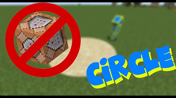 How to make a circle in minecraft (Vanilla/No Command Block)