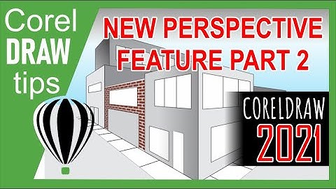 #coreldraw2021 New perspective tool in CorelDraw 2021 Part 2 of 2