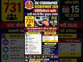 SSC Stenographer Recruitment 2026 🔥 | 731 पदों पर नोटिफिकेशन जारी | 12वीं पास करें आवेदन
