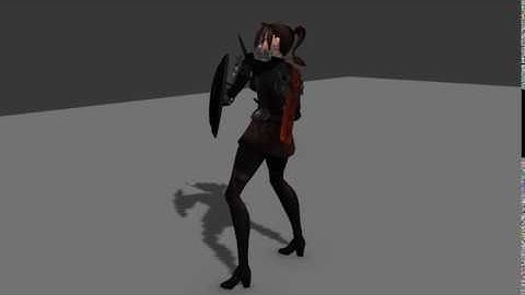 shield bash test behind