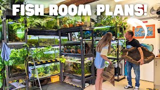 Over 80 Planted Aquariums! Fish Room Tour and Update