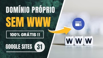 Como Configurar Domínio Sem WWW no Google Sites [RESOLVIDO] - Fácil e Grátis