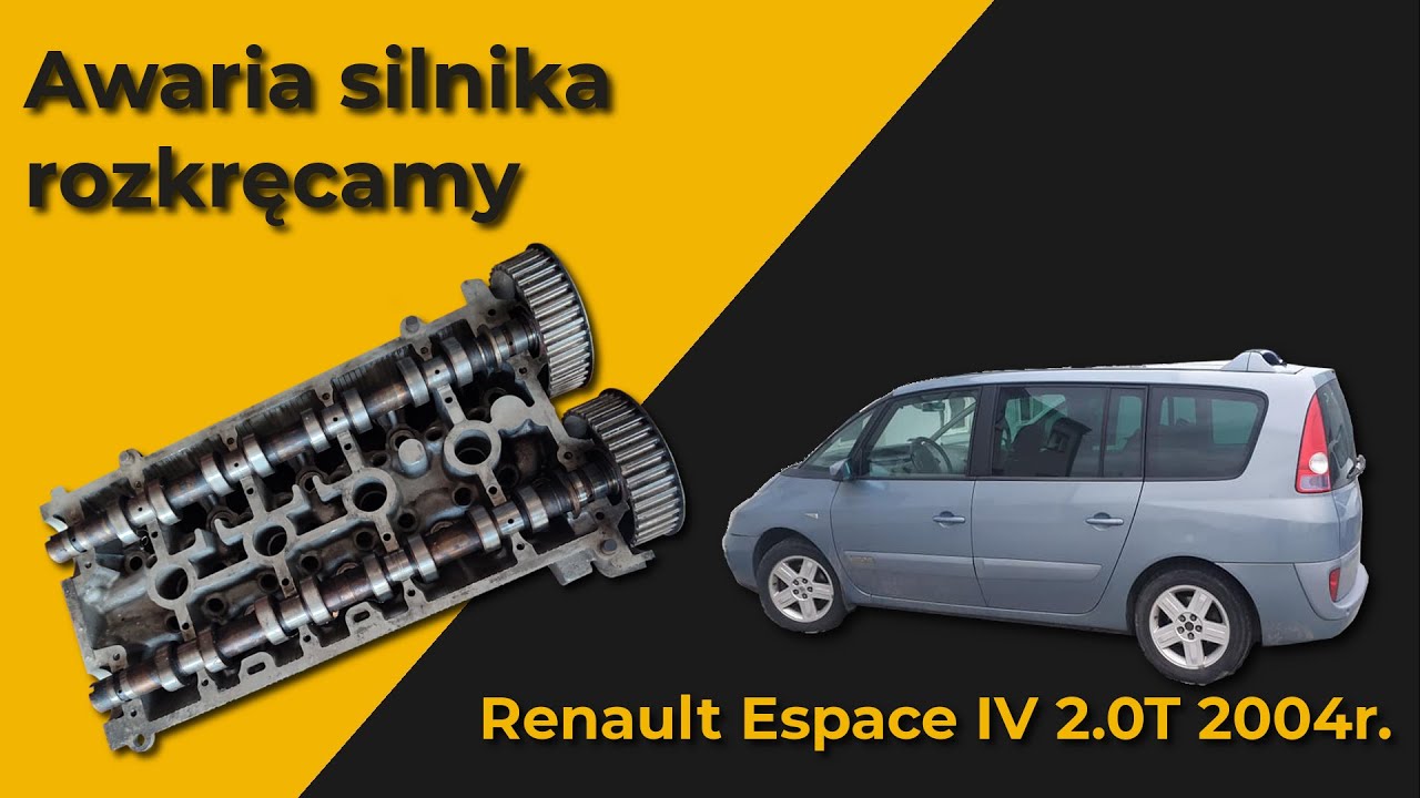 Awaria silnika 2.0T w Renault Espace IV - rozkręcam silnik i sprawdzam głowicę - part 1