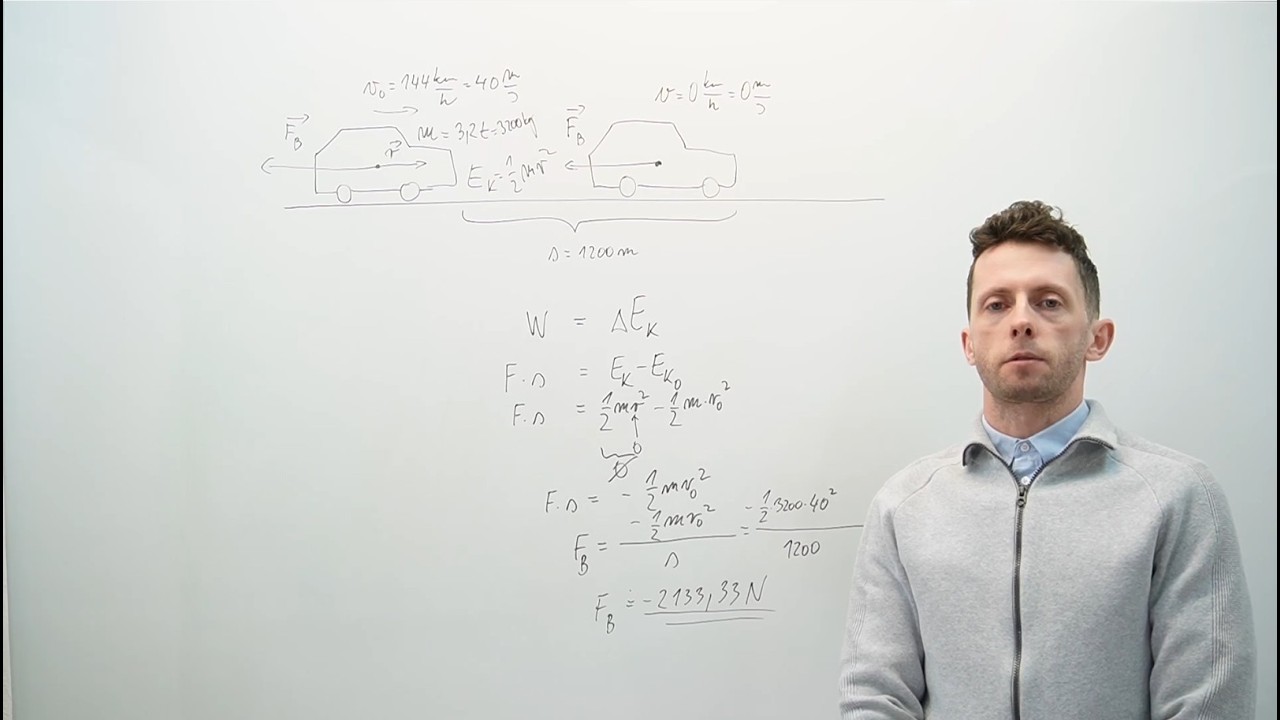 Výpočet brzdnej sily