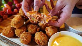 These Cheesy Ham Balls Never Last Long!🧀🧆