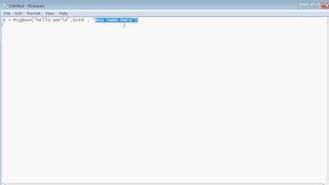 Tutorial: How to make a fake error message!