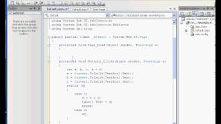 switch case in asp.net