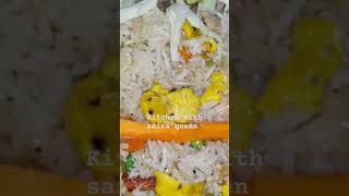 Fried rice recipe | Kitchen with saira queen friedrice yammirecipe