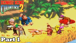 Slim Plays Donkey Kong Country 2 (GBA) - Part 1