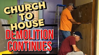 Church to home conversion, turning an abandoned church into a house. Day 4, the Demolition continues by TangoRomeo 87 262 views 1 year ago 16 minutes