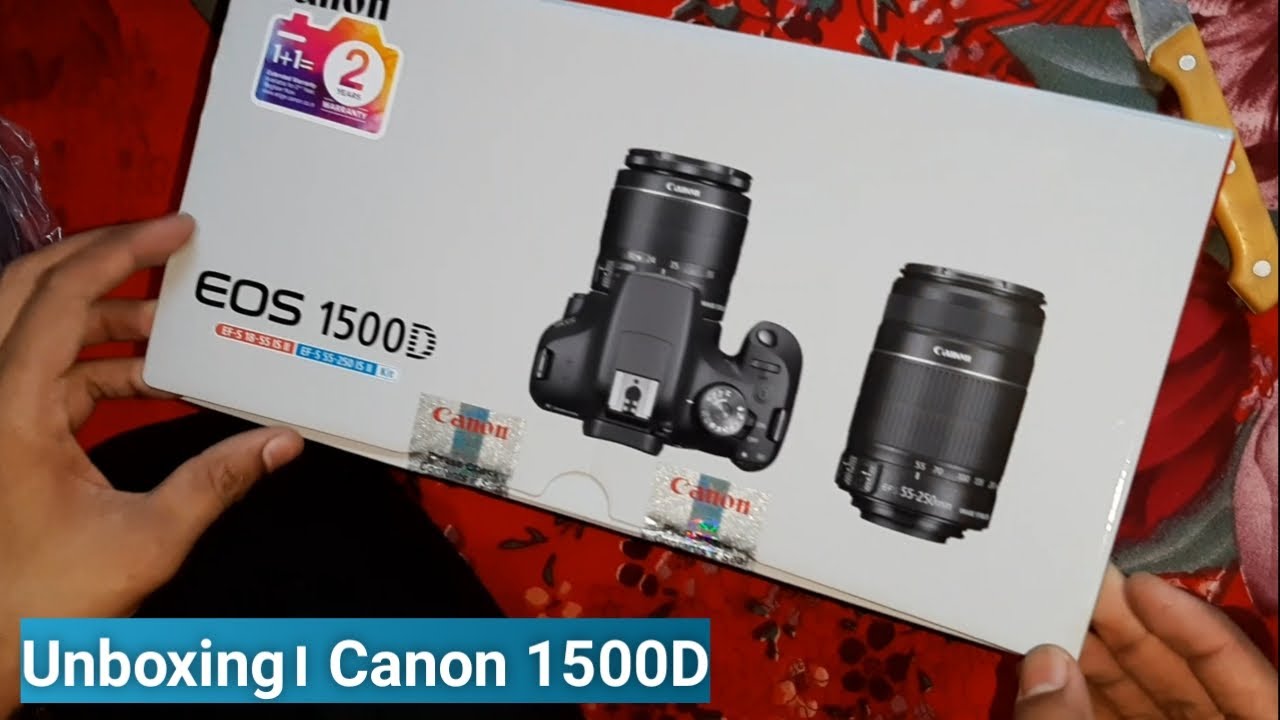 Canon 1500D Unboxing।Best Dslr camera in budget - YouTube