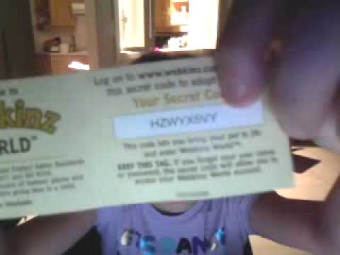 webkinz code unused cat calico signature