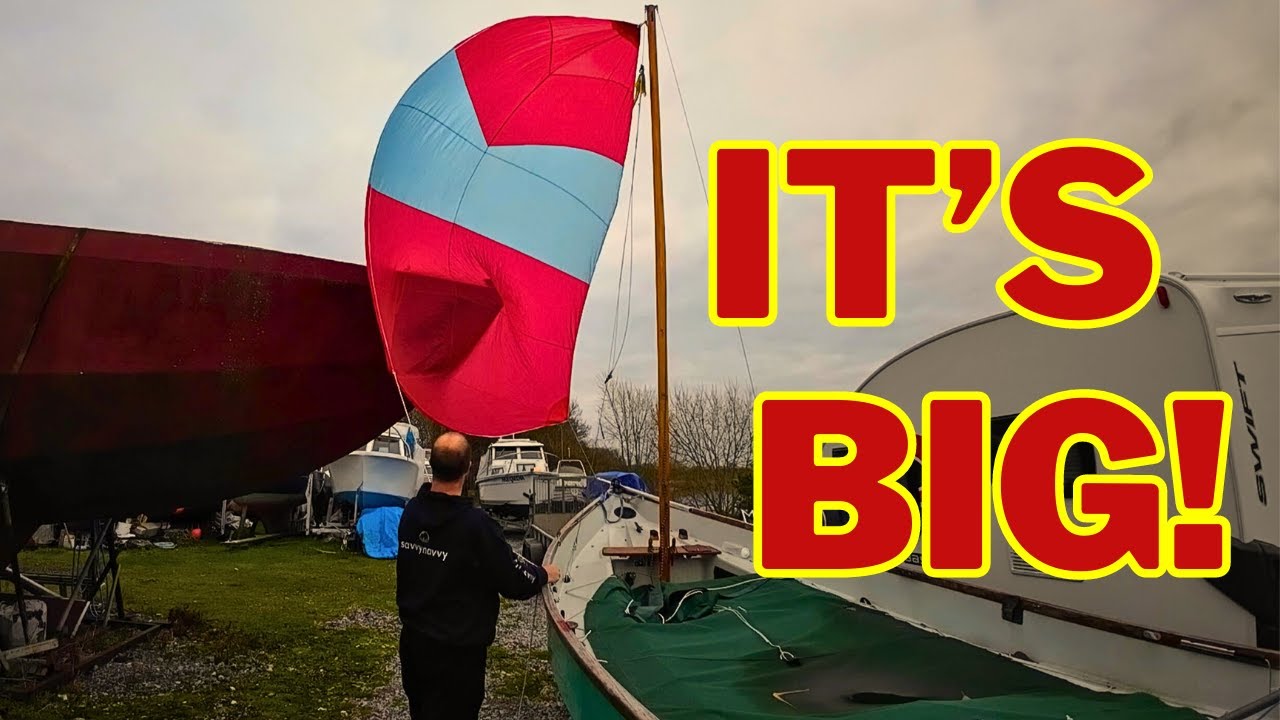 ⁣Testing My Headsails On My Drascombe Lugger